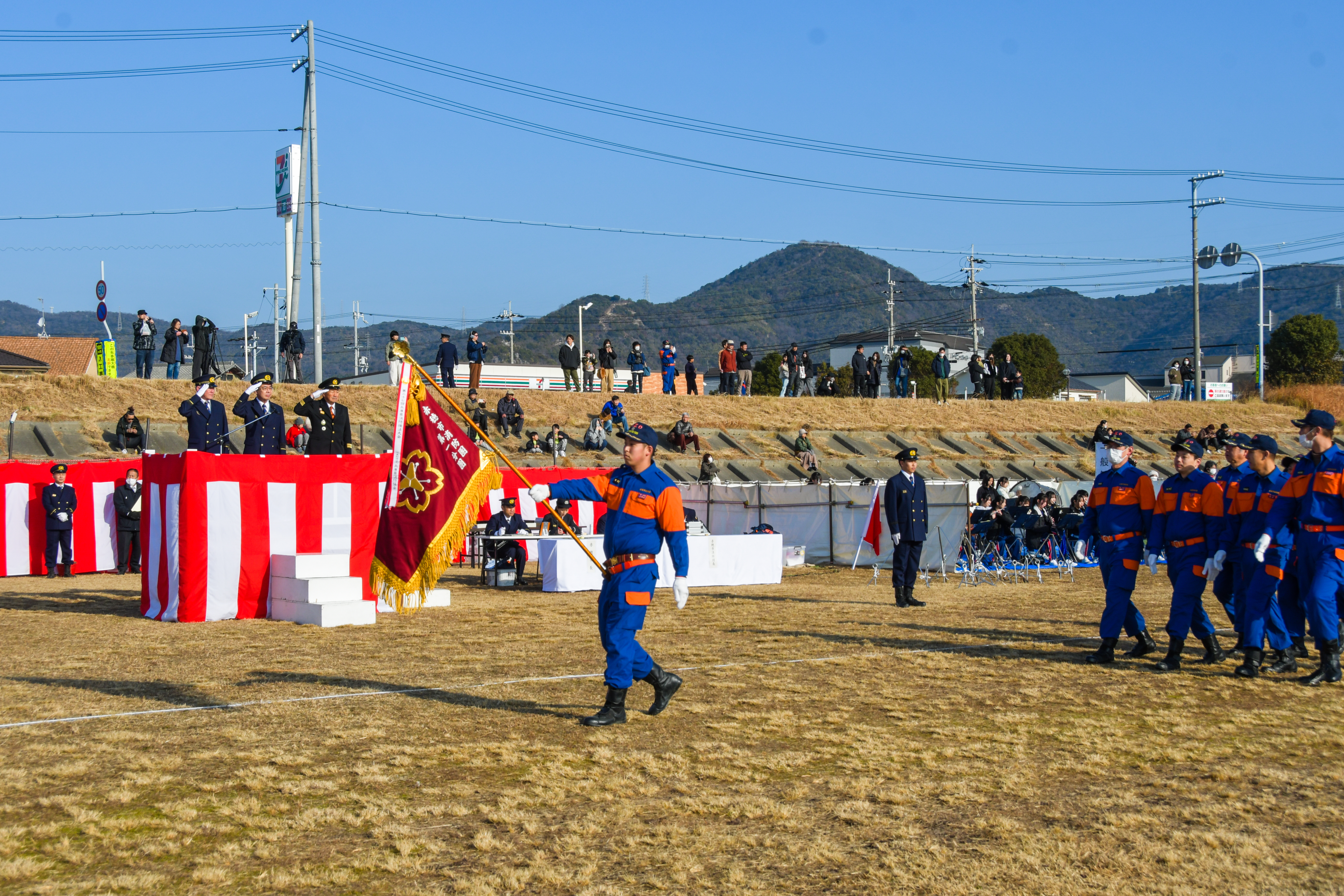 赤穂市消防出初式