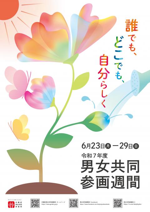 R7男女共同参画週間ポスター画像（内閣府）