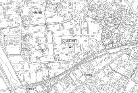 板屋町257の位置図