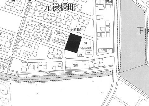 元禄橋町69番1（位置図）