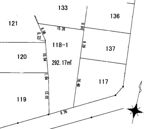 赤穂市片浜町118番1(画地図)
