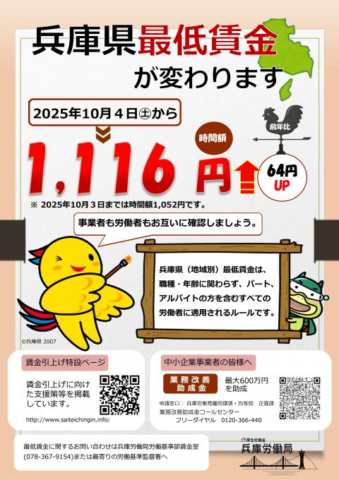 2025最低賃金チラシ