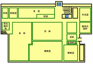 庁舎地下1階の案内図