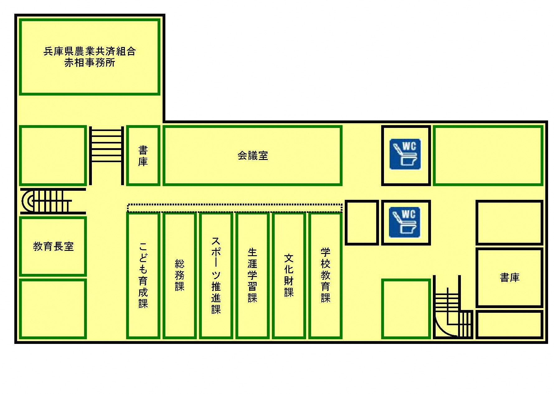 第二庁舎平面図